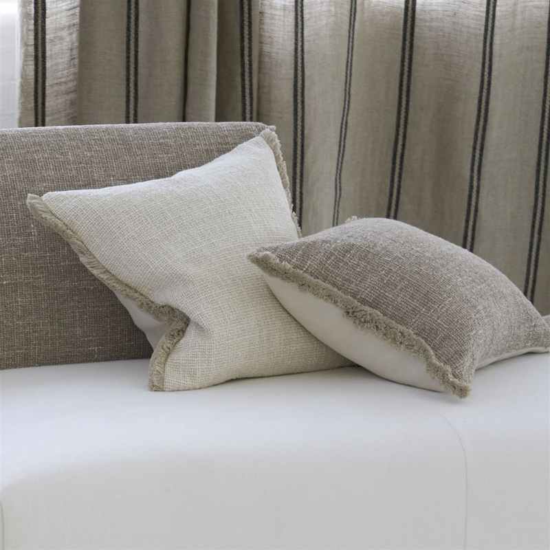 Charroux Boucle Cushion by Designers Guild in Chalk White