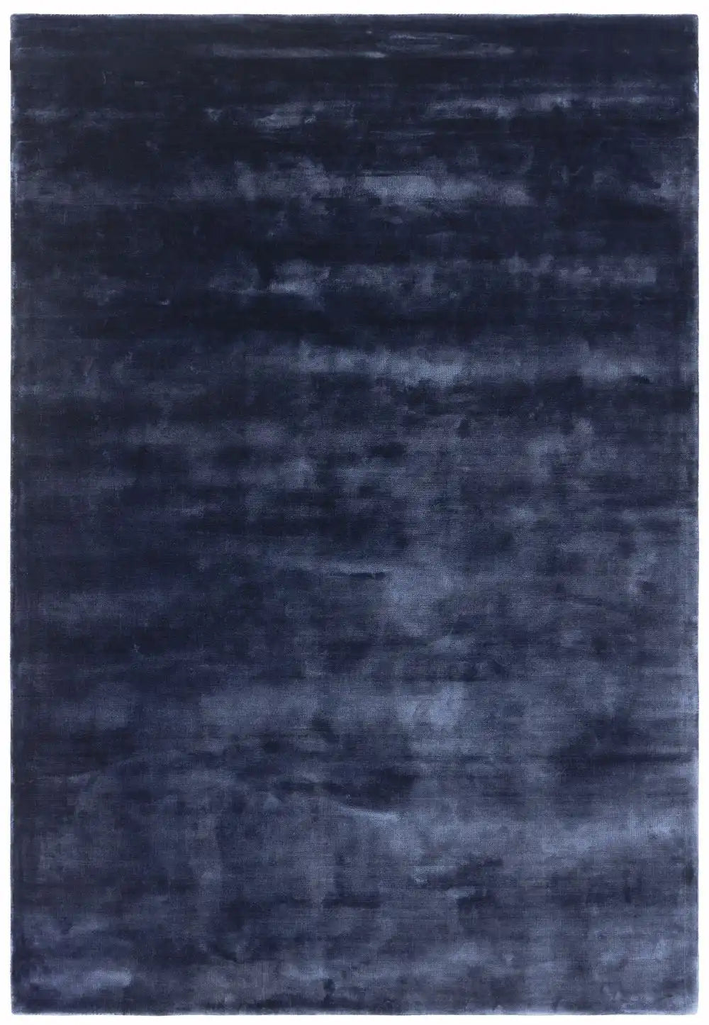 Asiatic chrome ink Blue, Navy Living Room Rug.