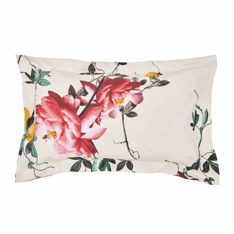 Citrus Bloom Cotton Bedding by Ted Baker in Linen