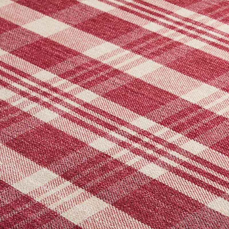 Cottage Washable Flatweave rugs 21S in Red