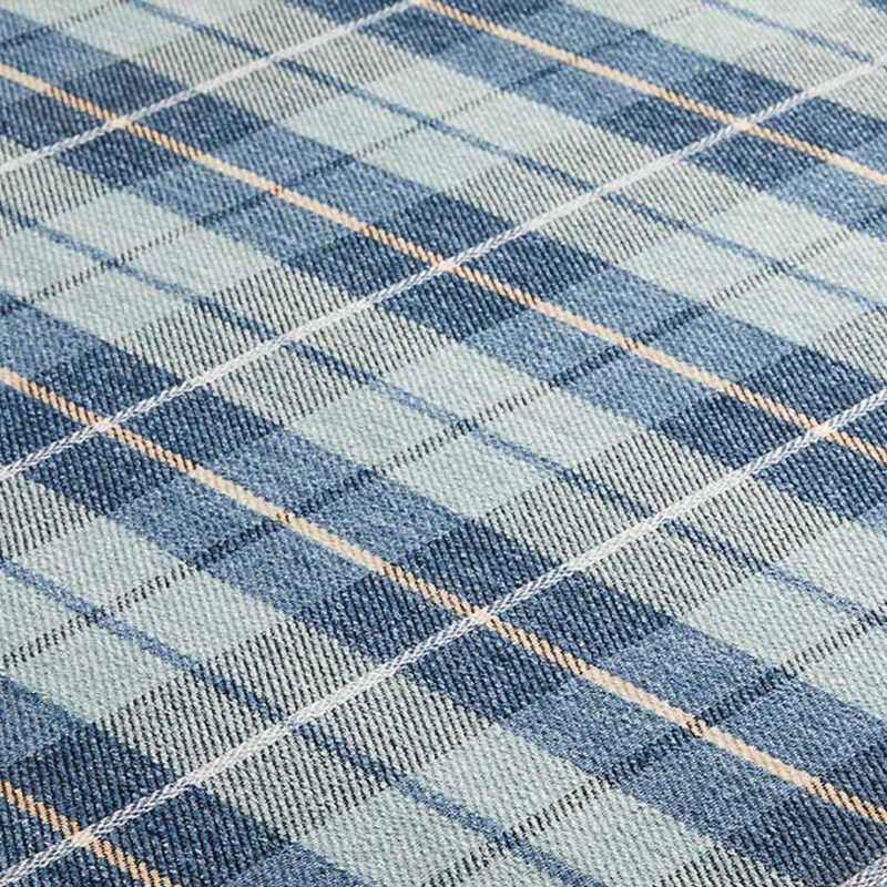 Cottage Washable Flatweave rugs 22G Blue