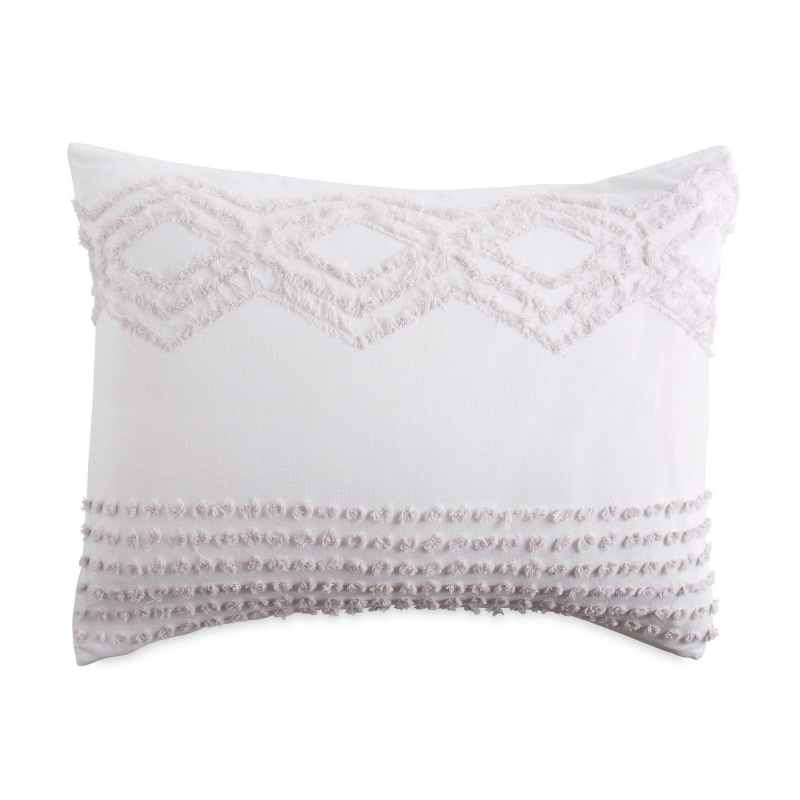 Cut Geo Bedding Duvet Cover and Pillowcase By Peri Home Lilac Purple