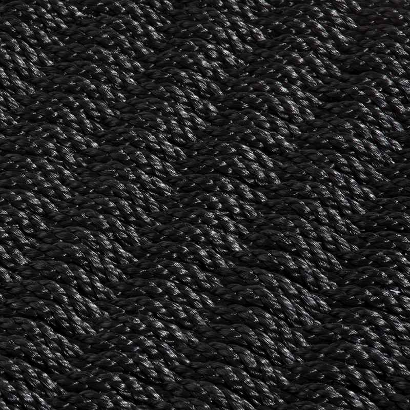 Didsbury Braided Rope Doormat in Charcoal Grey
