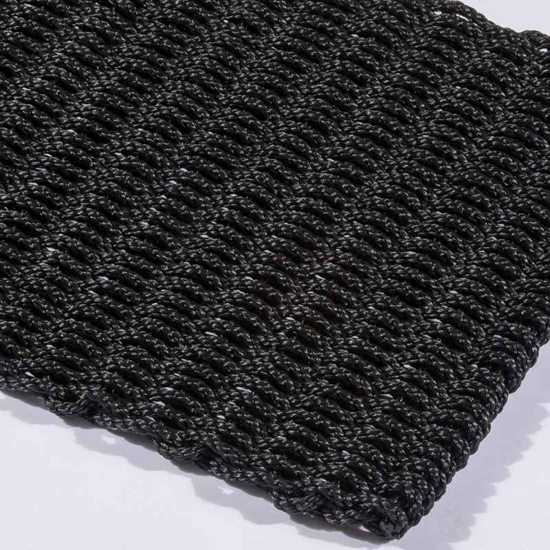 Didsbury Braided Rope Doormat in Charcoal Grey