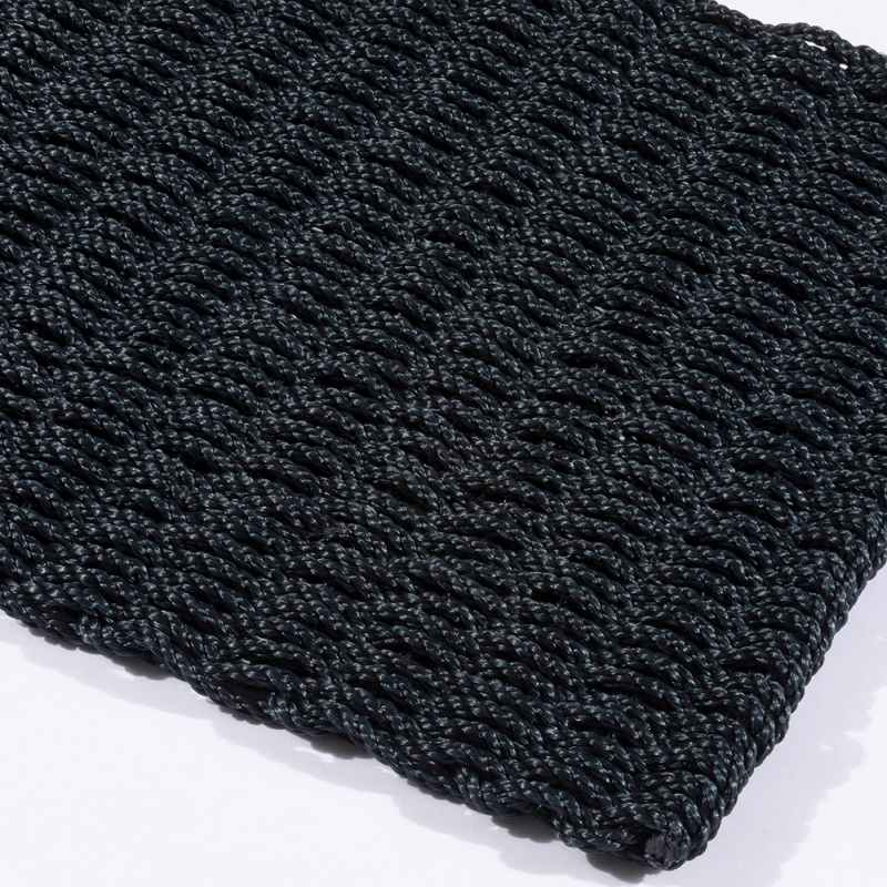 Didsbury Braided Rope Doormat in Navy Blue
