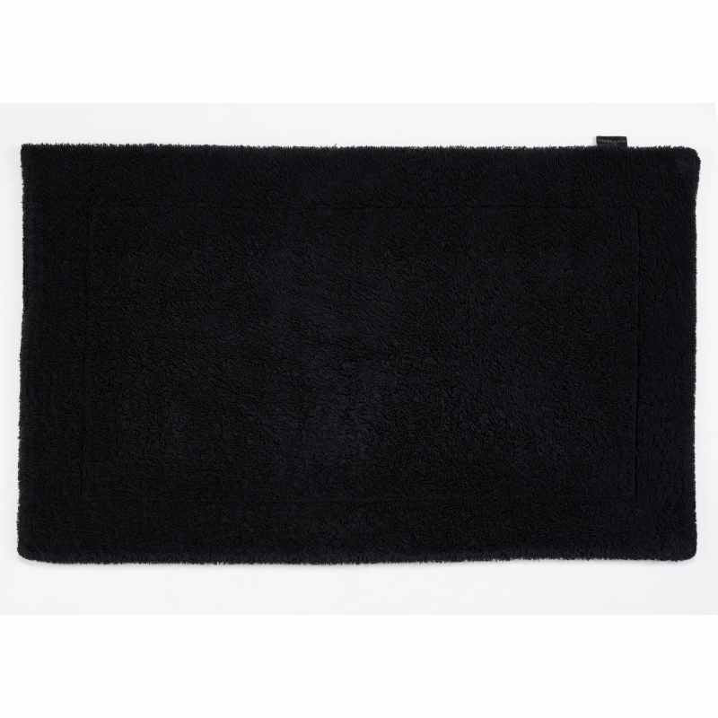 Double Bath Mat 990 by Designer Abyss & Habidecor in Black