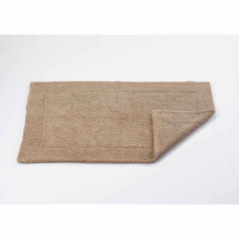 Double Bath Mat 711 by Designer Abyss & Habidecor in Taupe Brown
