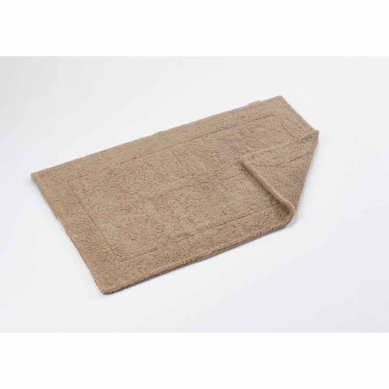 Double Bath Mat 711 by Designer Abyss & Habidecor in Taupe Brown