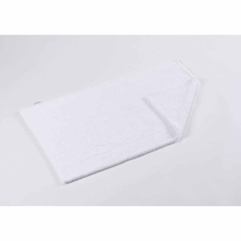 Double Bath Mat 100 by Designer Abyss & Habidecor in White