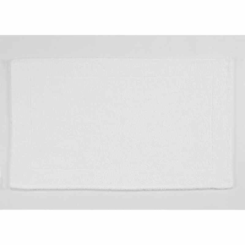 Double Bath Mat 100 by Designer Abyss & Habidecor in White
