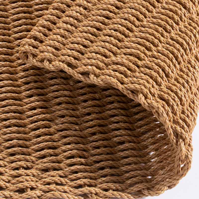 Didsbury Braided Rope Doormat in Natural Beige