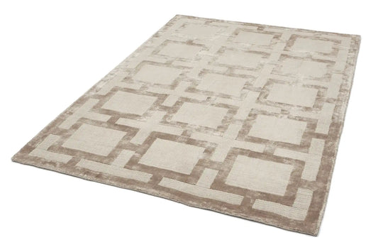 Asiatic eaton gold Yellow, Beige Living Room Geometric Rug.