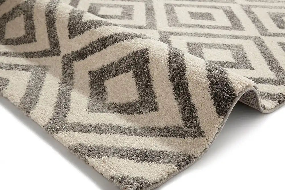 Elegant 4893 Grey White Rug RS