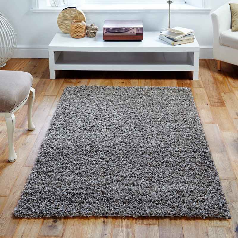 Elsa Shaggy Rugs in Beige