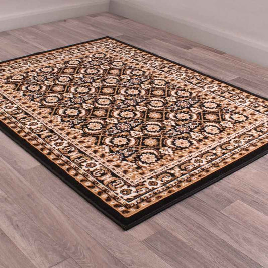 Esta Rugs in Black by Rugstyle