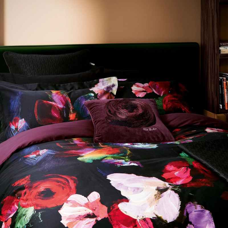 Expressionist Floral Cotton Bedding by Ted Baker in Multi