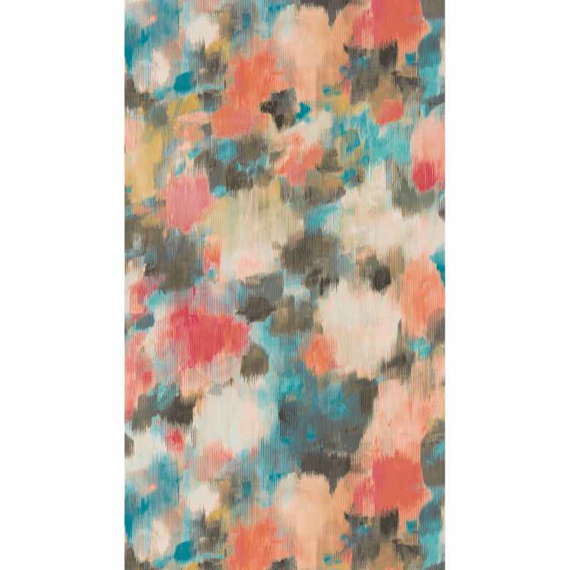 Exuberance Wallpaper 111476 by Harlequin in Coral Turquoise