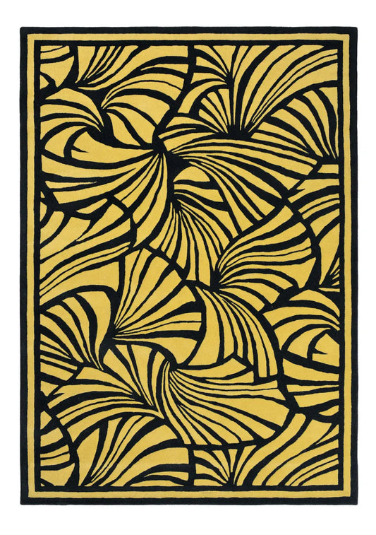 Japanese Fans Florence Broadhurst Gold 039305 Rug