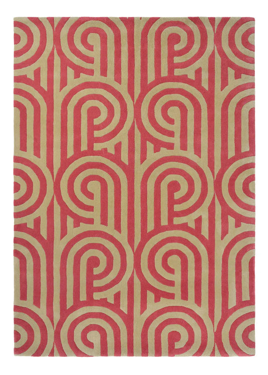 Turnabouts Florence Broadhurst Claret 039200 Rug