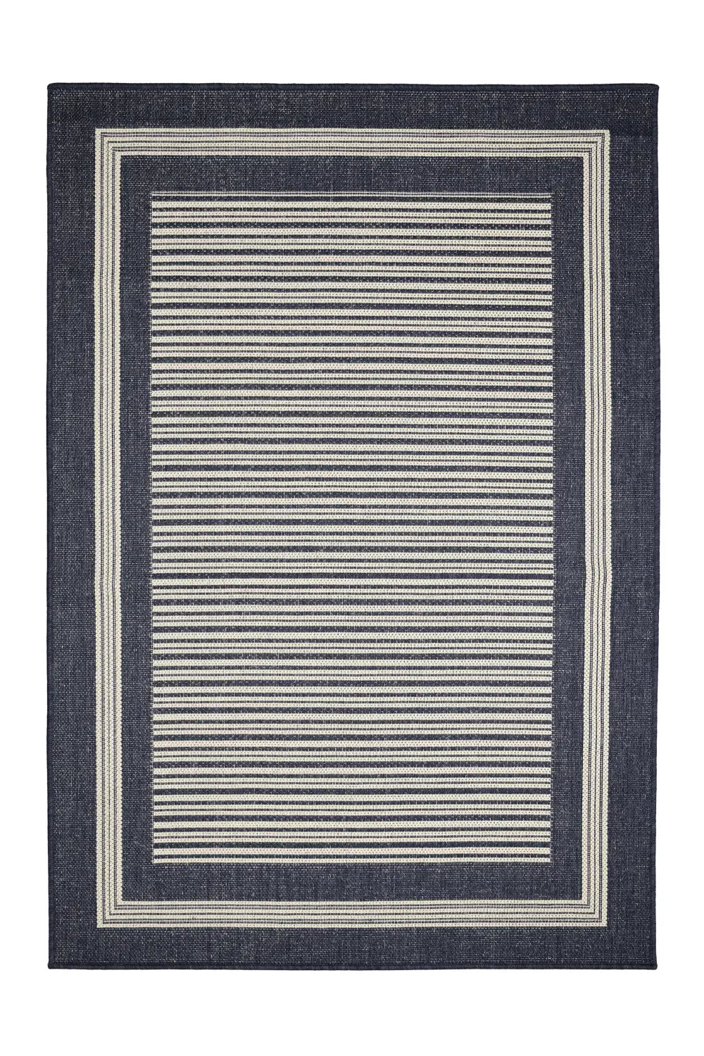 FLATWEAVE GEL Border Navy RS