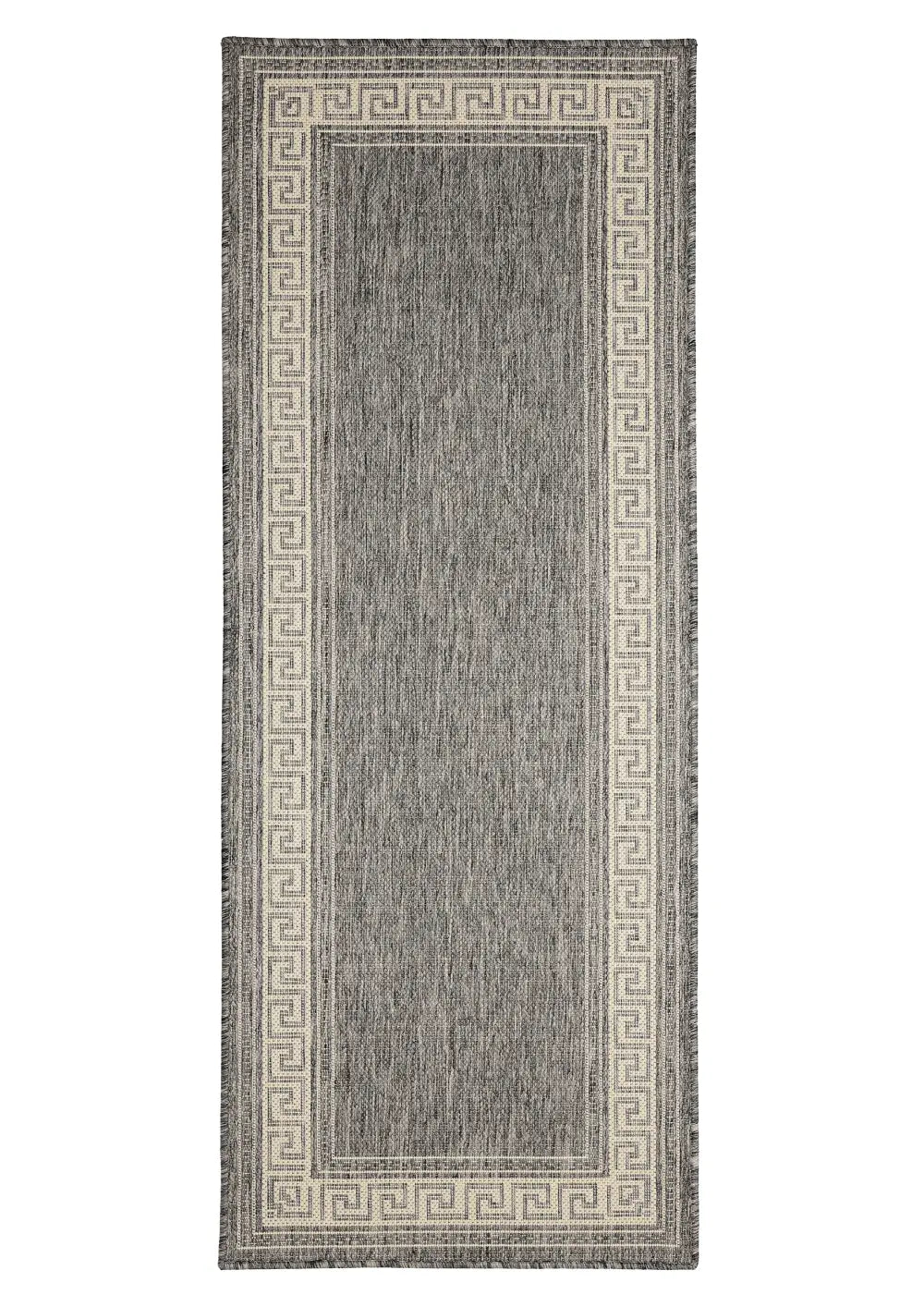 FLATWEAVE GEL Greek Key New Steel Grey RS