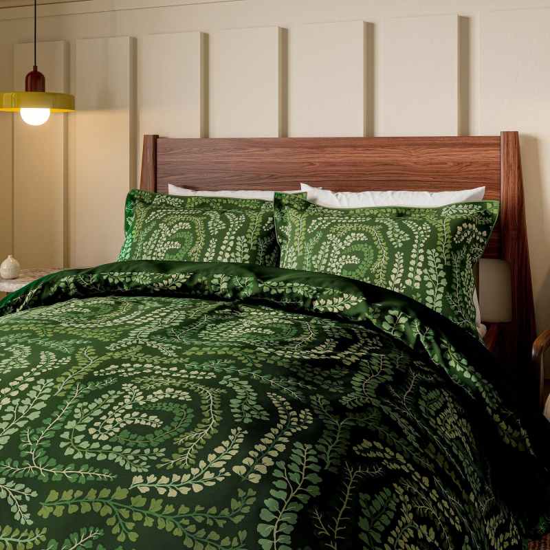 Fayola Botanical Bedding by Harlequin in Leaf & Clover