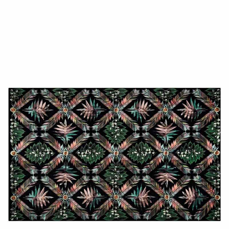 Feather Park Rugs by Christian Lacroix in Jais Black