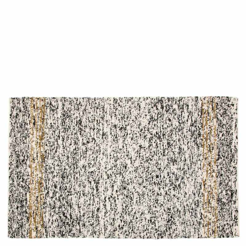 Fontenoy Abstract Wool Rug by Designers Guild in Graphite Grey