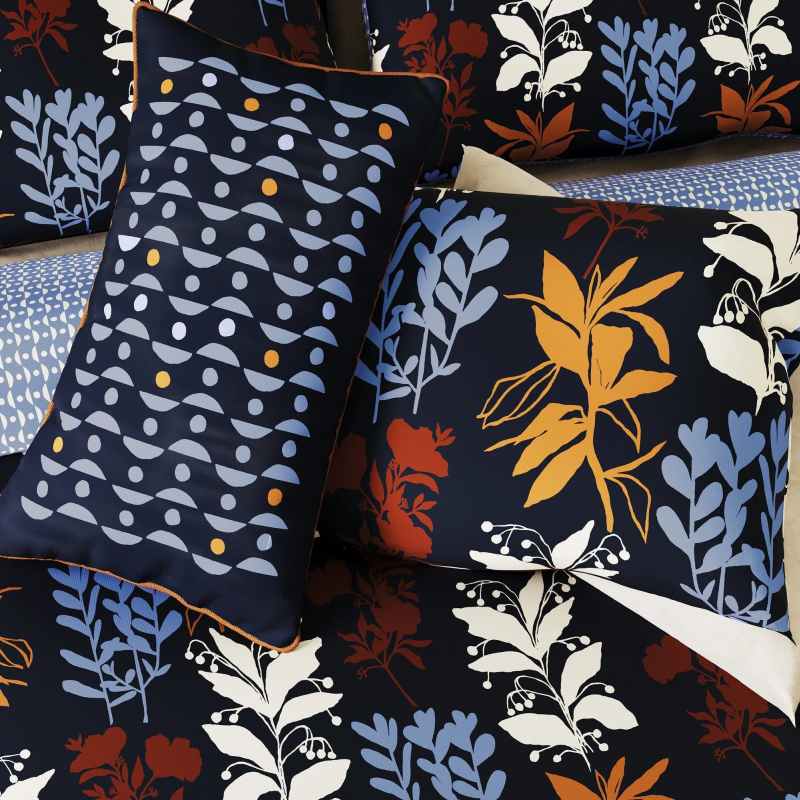 Frey Bedding by Helena Springfield x Simply Scandi in Periwinkle Blues