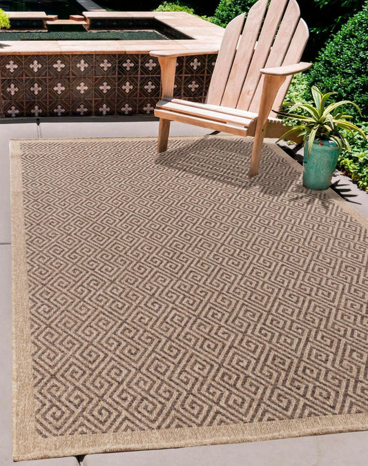 Harper Outdoor Greek Key Jute Rug