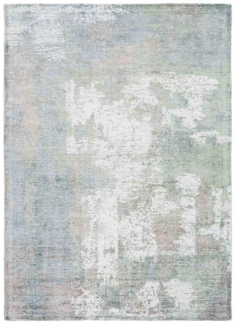 Asiatic gatsby coral Green, Multicoloured, Pink Living Room Rug.