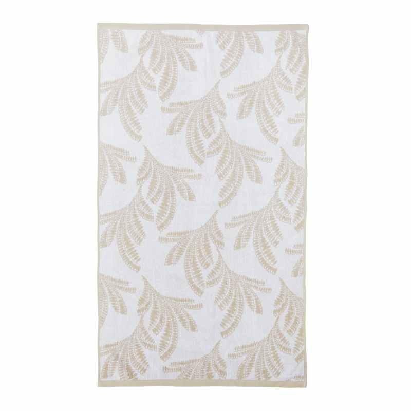 Gatsby Cotton Towels by Helena Springfield in Champagne Beige