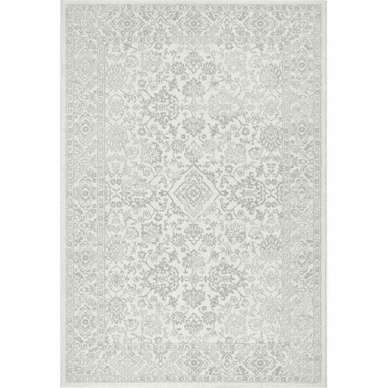 Geo 410004 2161 Traditional Medallion Rugs in Cream