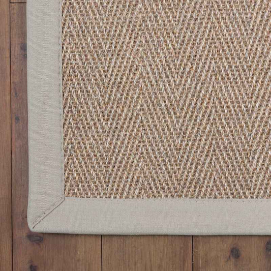 Havana Ore Natural Fibre Sisal Bordered Runner Rugs