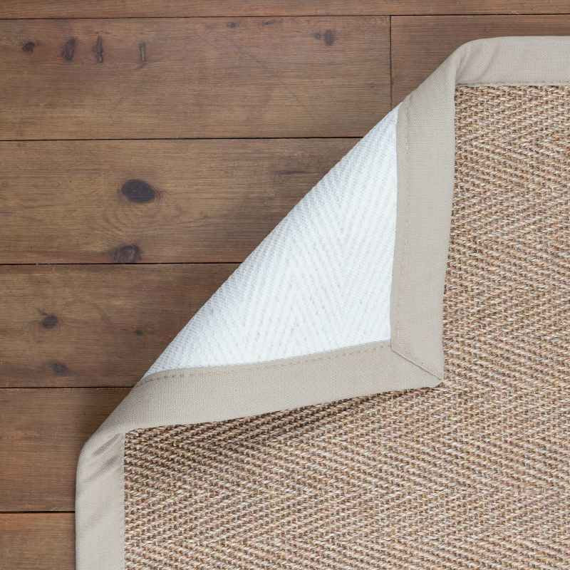 Havana Ore Natural Fibre Sisal Bordered Runner Rugs