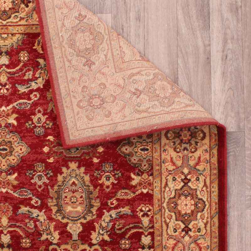 Keshan Supreme Herati Traditional Rugs in Red