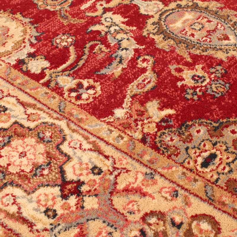 Keshan Supreme Herati Traditional Rugs in Red