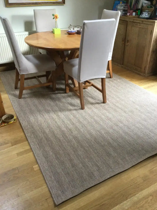 Harper Outdoor Herringbone Jute Rug