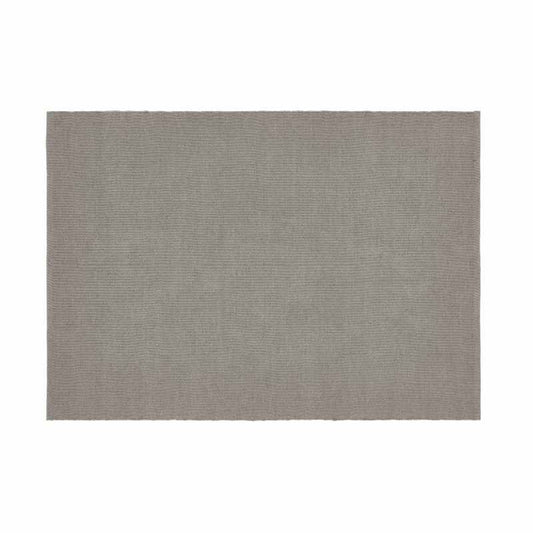 Hug Rug Woven Washable Plain Rugs in Warm Grey