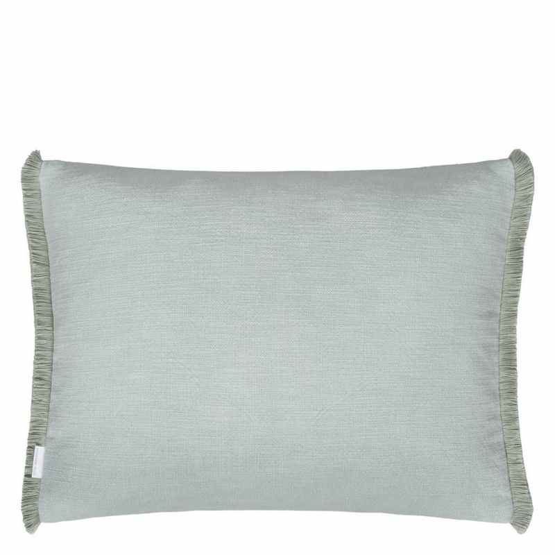 Isabella Embroidered Cushion by Designers Guild in Cameo Natural