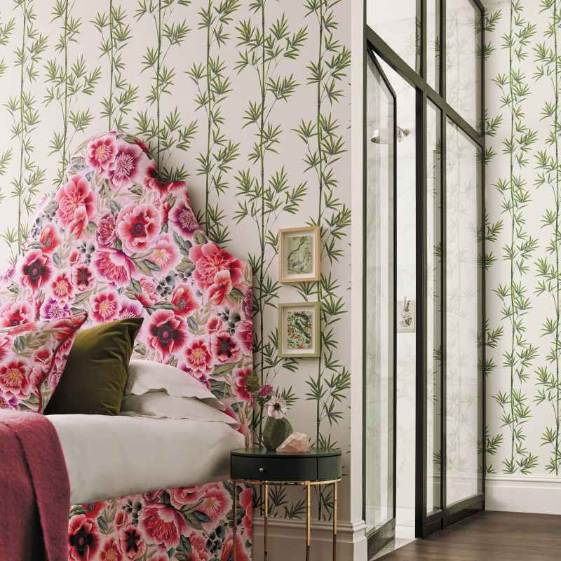 Isabella Wallpaper 112915 by Harlequin in Porcelain Bamboo