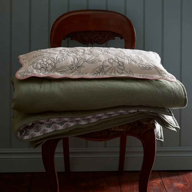Juliette Rice Stitch Cushion by Joules in Creme White