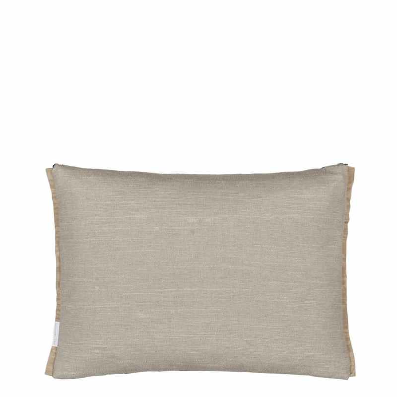 Jabot Cushion by Designers Guild in Noir Black