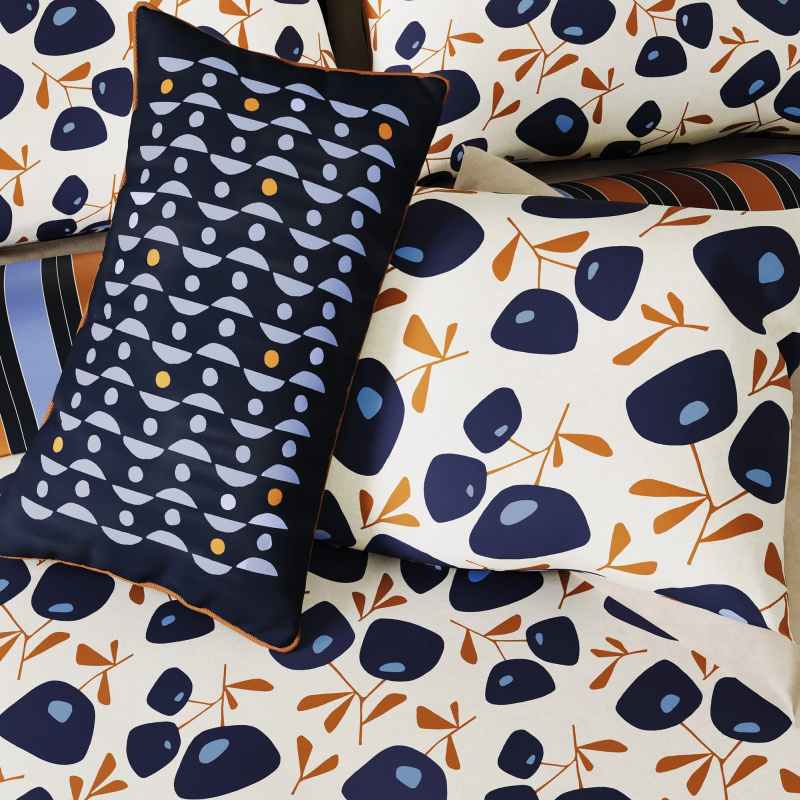 Jax Bedding by Helena Springfield x Simply Scandi in Periwinkle Blue