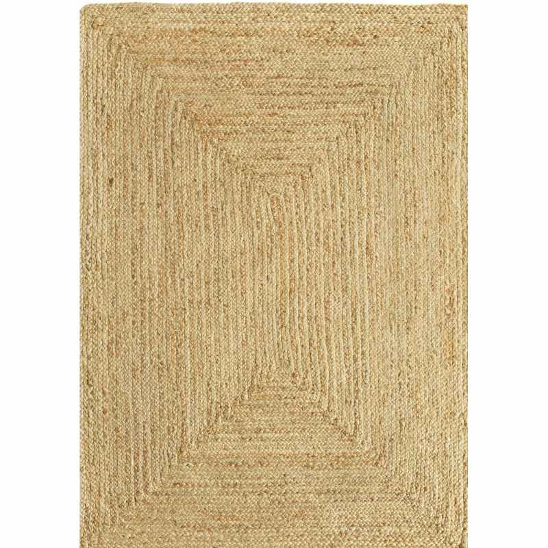 Jute Extra Braid Stitched Rugs in Natural