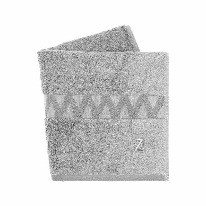 Kanoko Organic Cotton Towels by Zoffany in Flint Grey