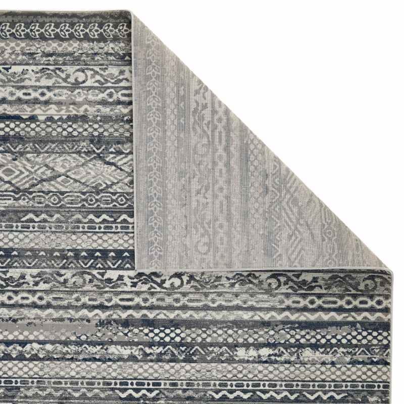 Kendra 7153H Traditional Abstract Rug in Grey