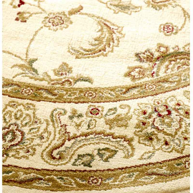 Kendra Traditional Round Circle Rug 233O X in Cream