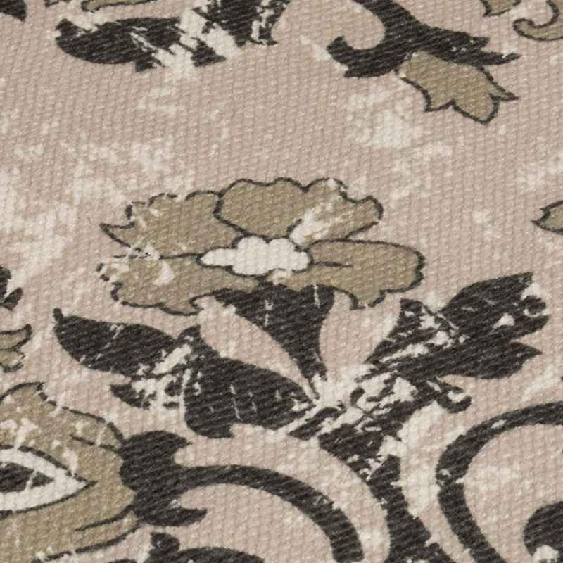 Kew Persian Floral Indoor Outdoor Rugs in Grey
