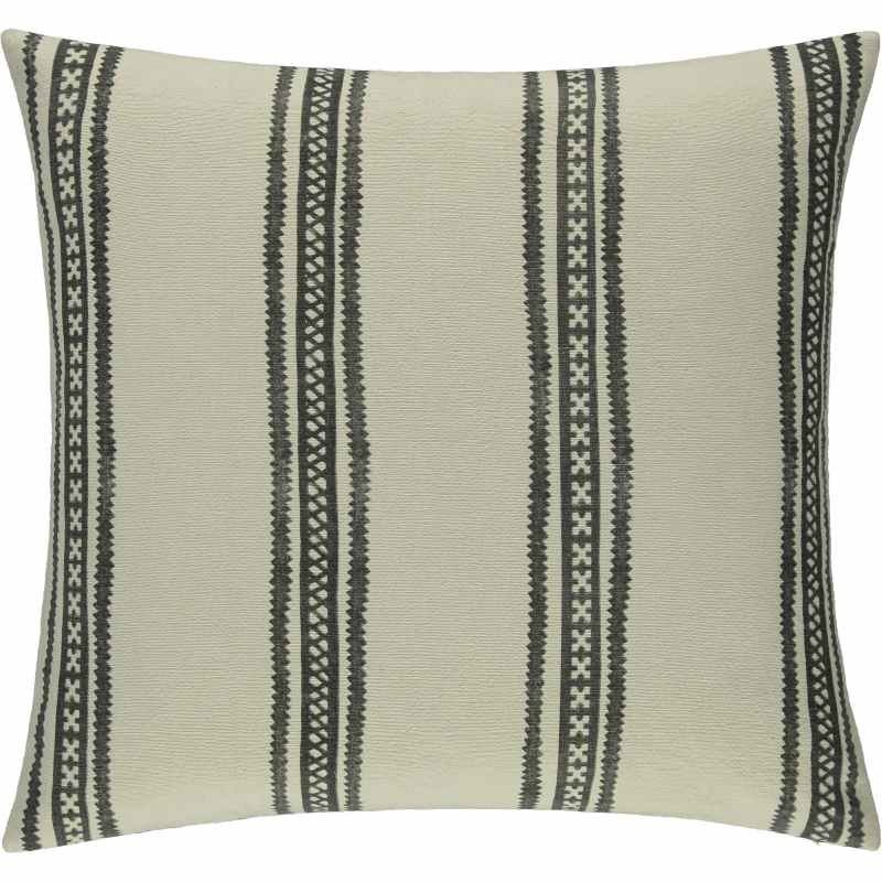 Kuba Geometric Cushion by William Yeoward in Noir Black